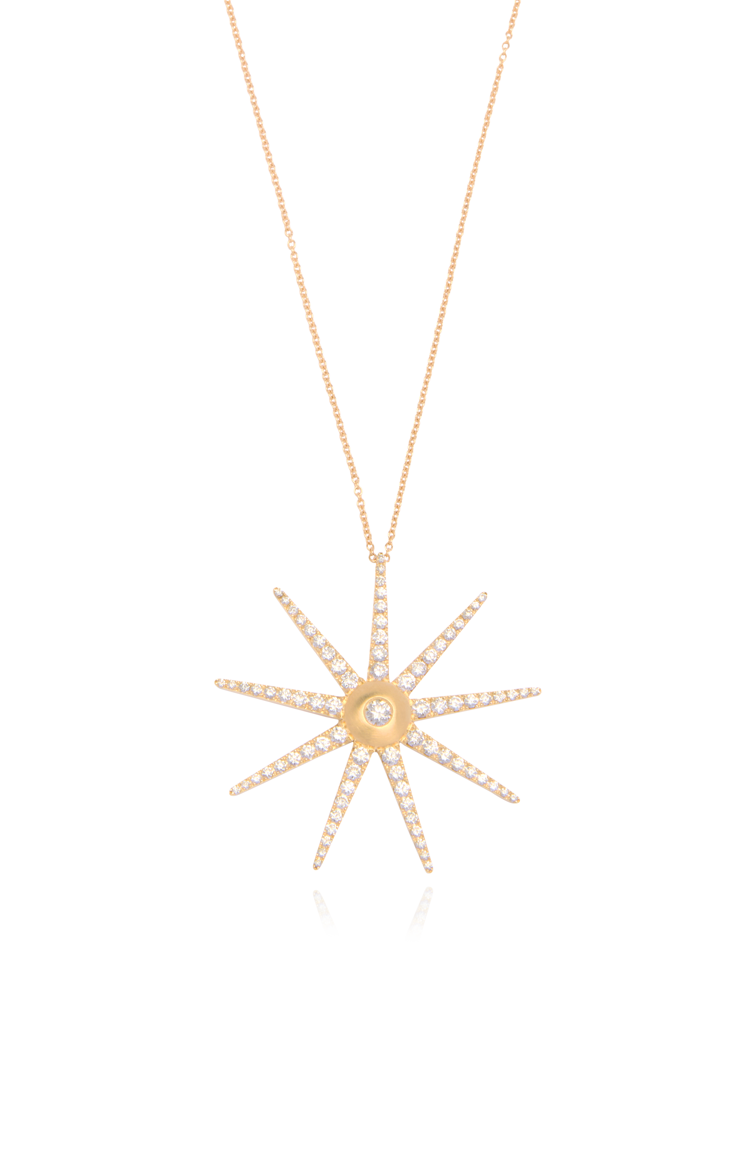 Star Pavé Diamond Pendant XL