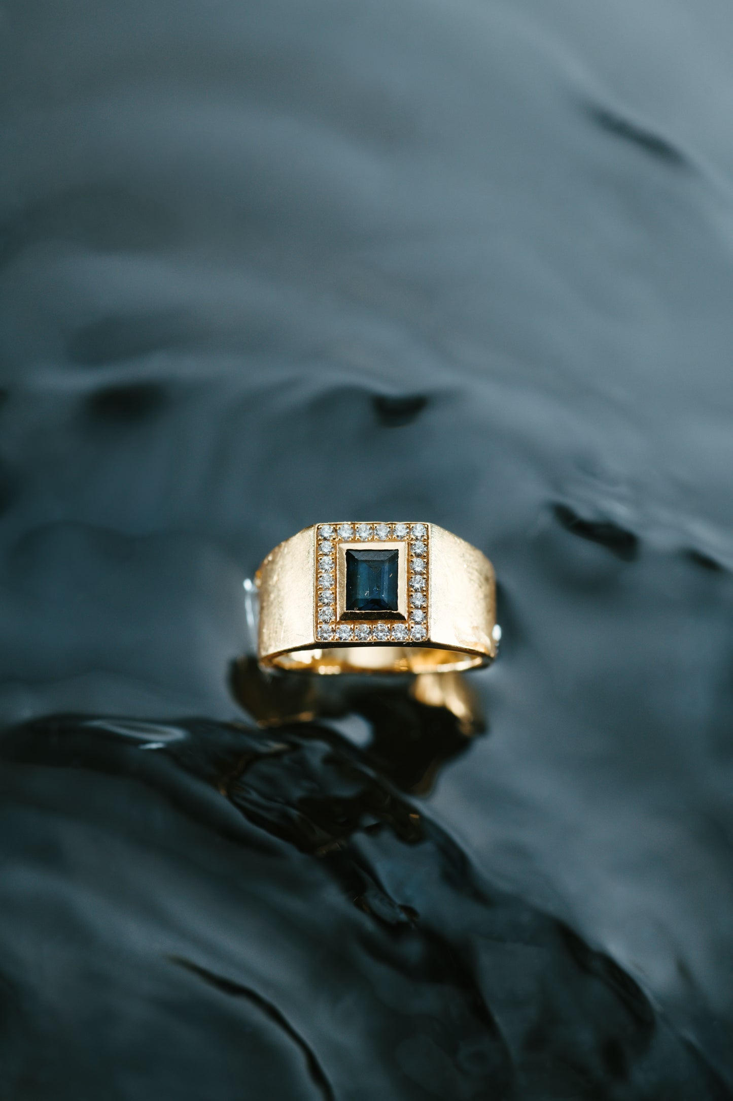 Sapphire Pinky Ring