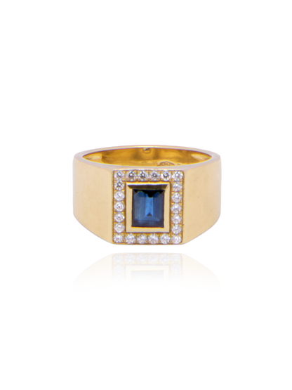 Sapphire Pinky Ring