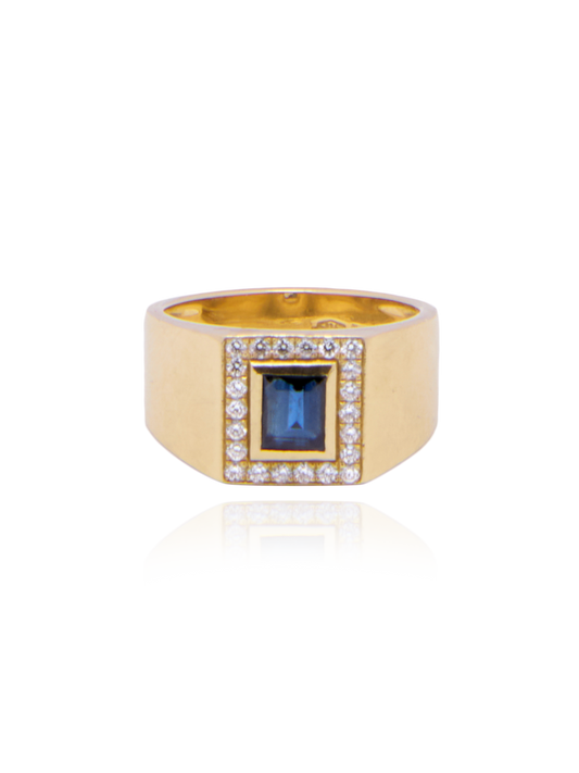 Sapphire Pinky Ring