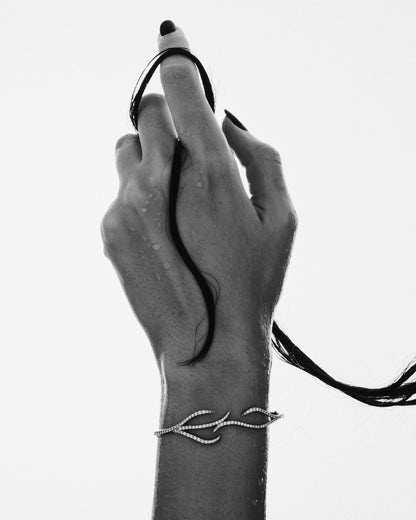 Pavè Diamond Alga Bracelet