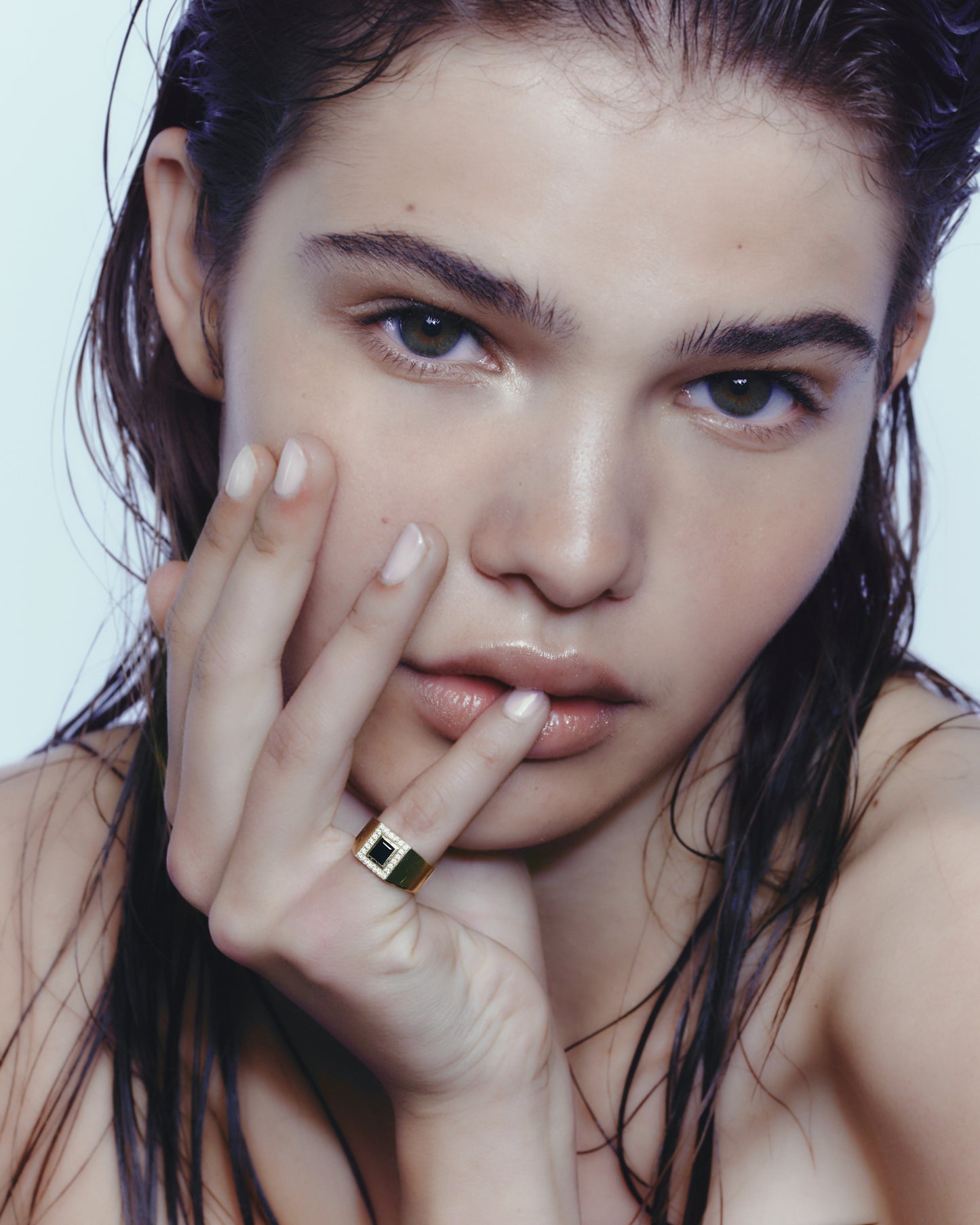 Sapphire Pinky Ring