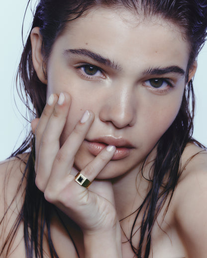 Sapphire Pinky Ring