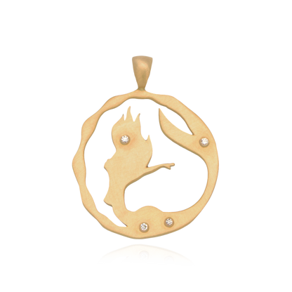 Nisi Mermaid Diamond Pendant