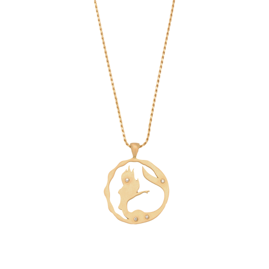 Nisi Mermaid Diamond Pendant