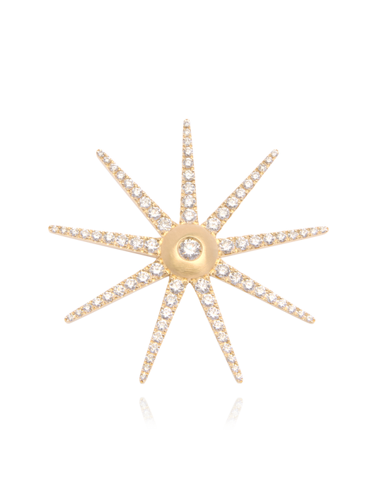Star Pavé Diamond Pendant XL